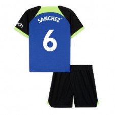 Tottenham Hotspur Davinson Sanchez #6 Bortaställ Barn 2022-23 Korta ärmar (+ Korta byxor)